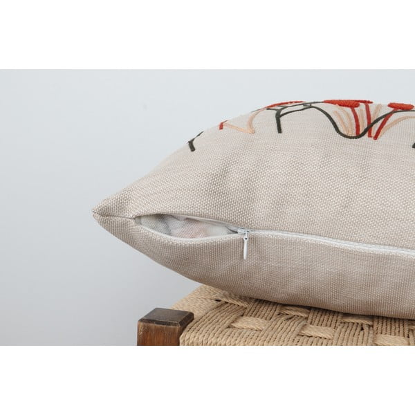 Iš lino dekoratyvinė pagalvėlė 43x43 cm Straw – Mioli Decor-image-4