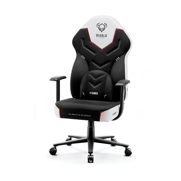 Žaidimų kėdė juodos spalvos X-Gamer 2.0 – Diablo Chairs-image-3