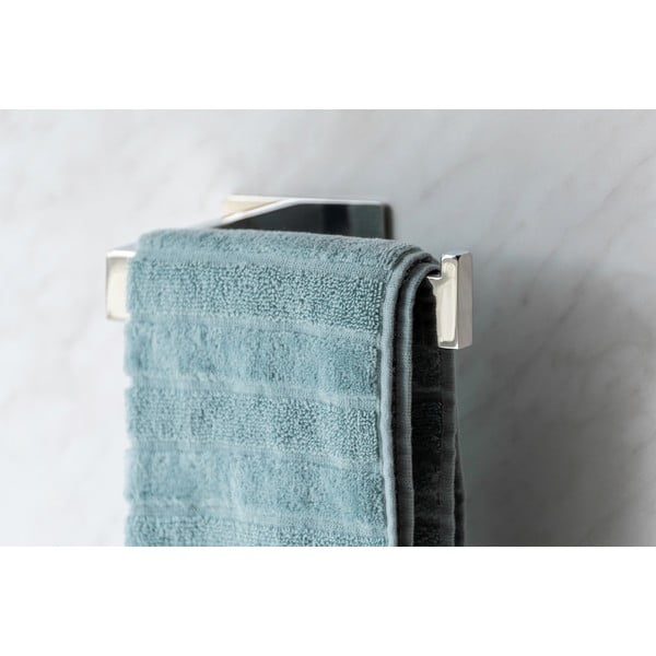 Savaime prilimpantis rankšluosčių laikiklis iš nerūdijančio plieno blizgios sidabrinės spalvos Genova – Wenko-image-3