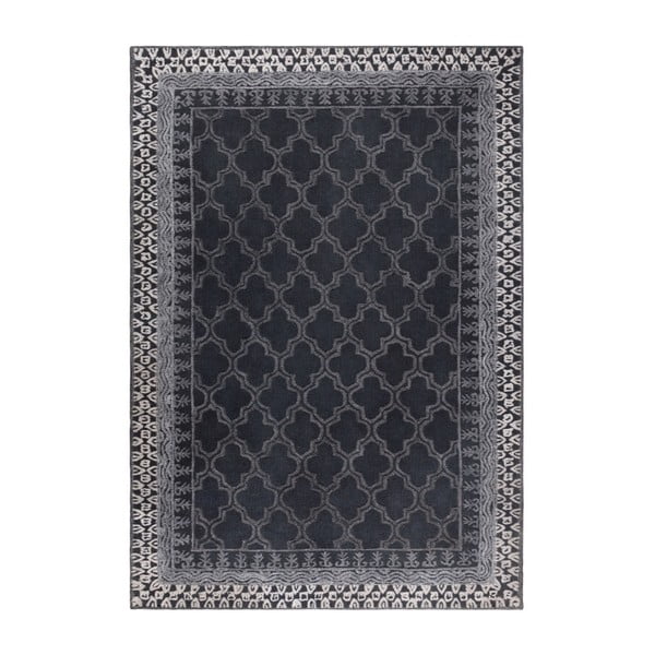 "Dutchbone Kasba" rankų darbo pilkas kilimas, 170 x 240 cm