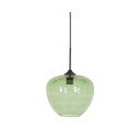 Žalias lubinis šviestuvas su stikliniu gaubtu ø 30 cm Mayson - Light & Living