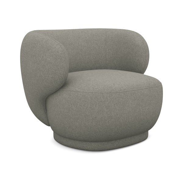 Pilkos spalvos krėslas Hina – Makamii