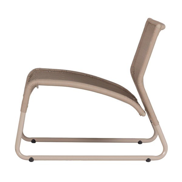 Smėlio spalvos sodo krėslas dirbtinis rotangas West – WOOOD-image-3