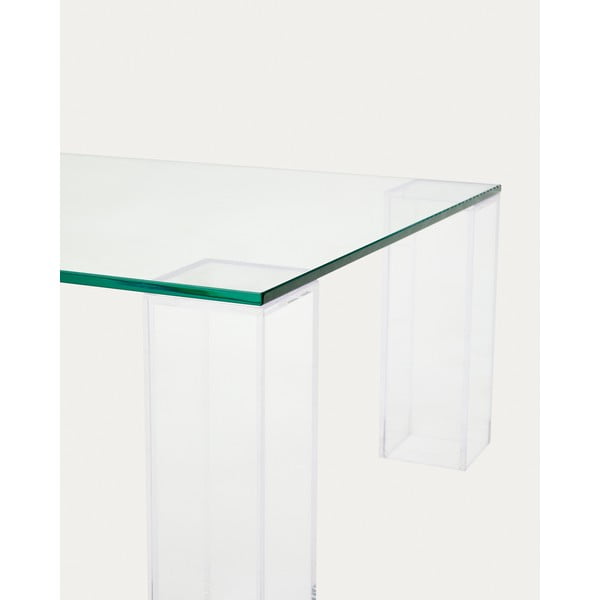 Iš stiklo kavos staliukas 60x140 cm Adularia – Kave Home-image-3