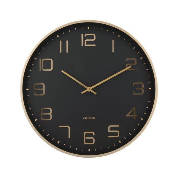 Sieninis laikrodis ø 40 cm Elegance Glow – Karlsson