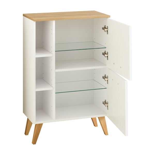 Baltos spalvos žema/pakabinama vonios daiktadėžė 77x60 cm Quickset 383 – Pelipal-image-3