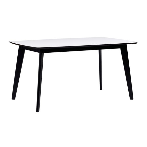 Juodai baltas valgomojo stalas Rowico Griffin, 150 x 90 cm