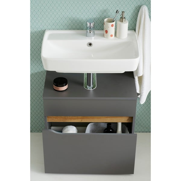 Žema/pakabinama spintelė be kriauklės baltos spalvos 60x53 cm Set 857 – Pelipal-image-1