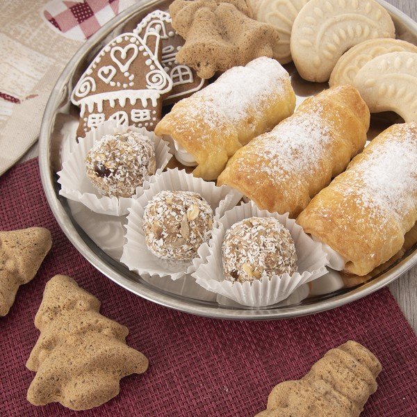 Iš nerūdijančio plieno padėklas ø 28 cm – Orion-image-1