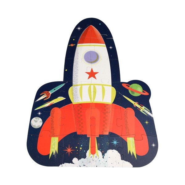 Dėlionė (vienetų skaičius 18) Space Age rocket – Rex London-image-2