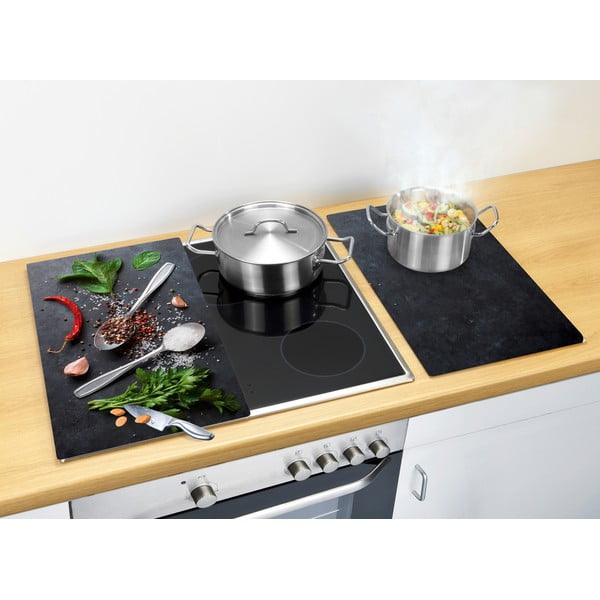 Viryklės dangčiai iš grūdinto stiklo, 2 vnt., 52x30 cm Basil - Allstar-image-1