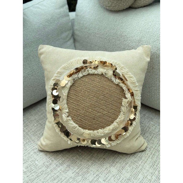Dekoratyvinis pagalvės užvalkalas 43x43 cm Sequins – Mioli Decor-image-2