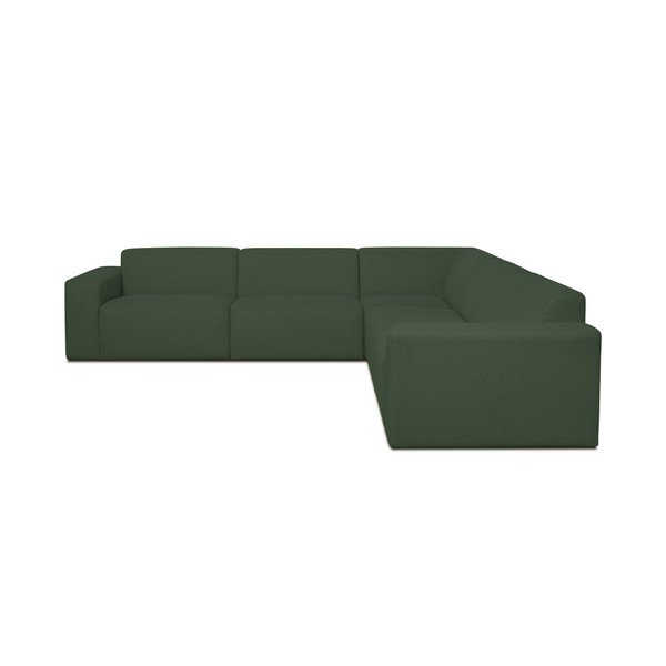 Tamsiai žalia kampinė sofa Roxy - Scandic