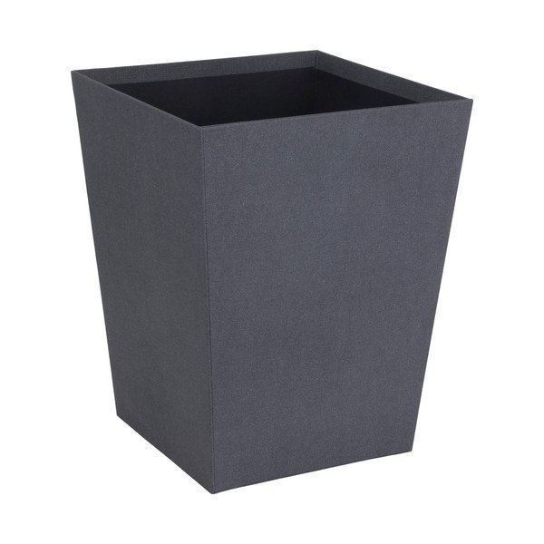 Juodos spalvos šiukšliadėžė biurui Sofia Canvas Paper Laminate – Bigso-image-3