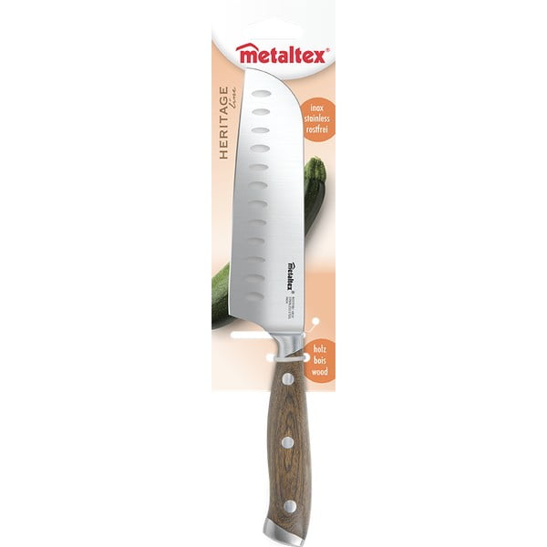 Santoku  peilis su nerūdijančio plieno ašmenimis Heritage – Metaltex-image-1