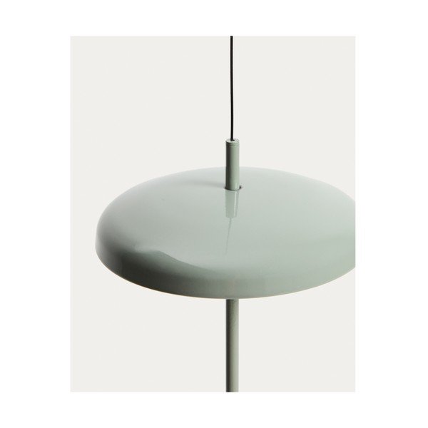 Šviesiai žalios spalvos lubinis šviestuvas LED su pritemdymo funkcija ø 16 cm su metaliniu gaubtu Porte – Kave Home-image-3