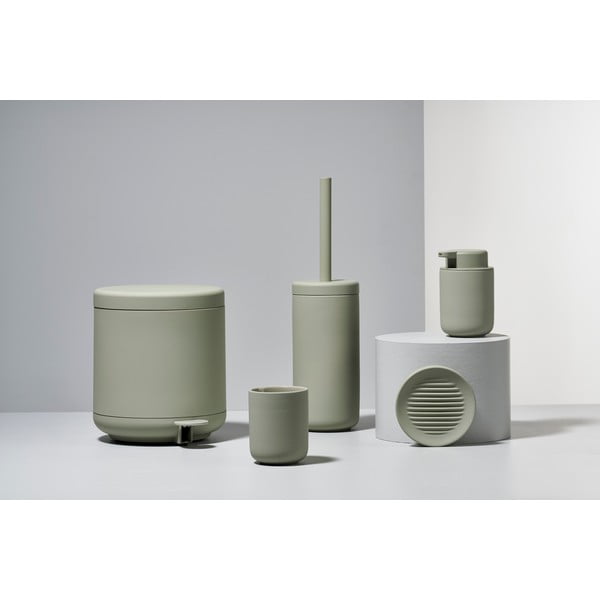 Pilkai žalias keraminis indas dantų šepetėliams Zone Eucalyptus-image-3