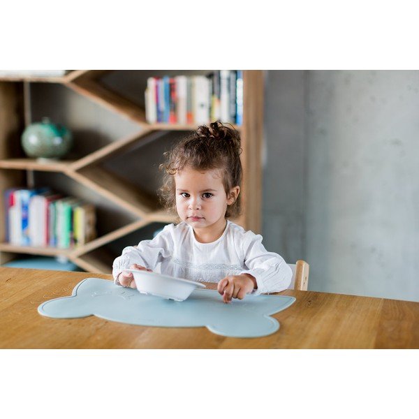 Šviesiai mėlynas silikoninis padėkliukas Kindsgut Bear, 48 x 25 cm-image-1