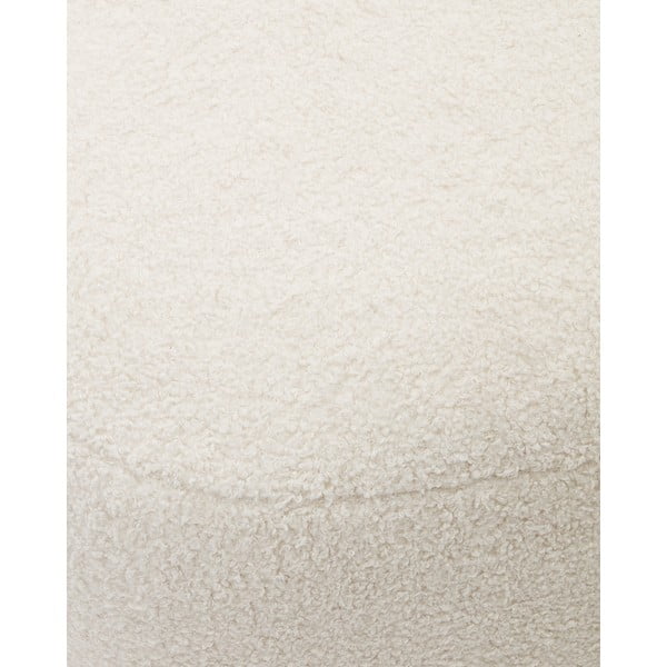 Pufas kreminės spalvos iš boucle Martina – Kave Home-image-4