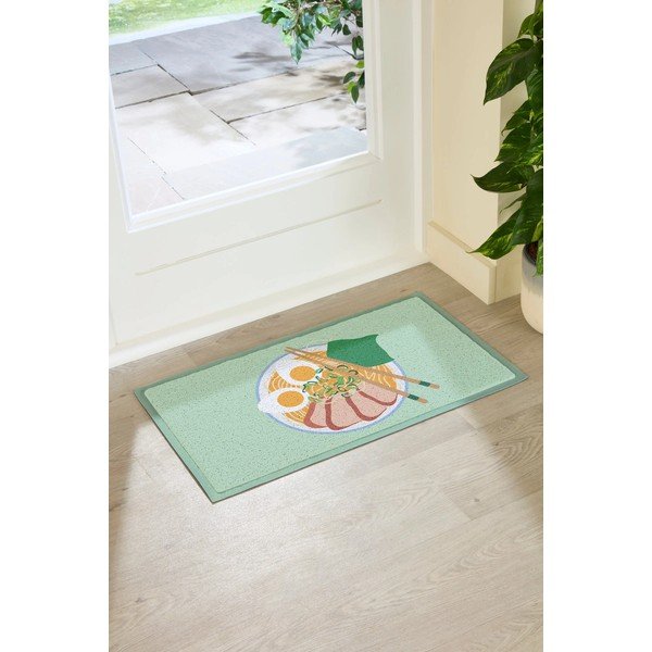 Iš perdirbto plastiko grindų kilimėlis 40x70 cm Ramen Bowl  – Artsy Doormats-image-1