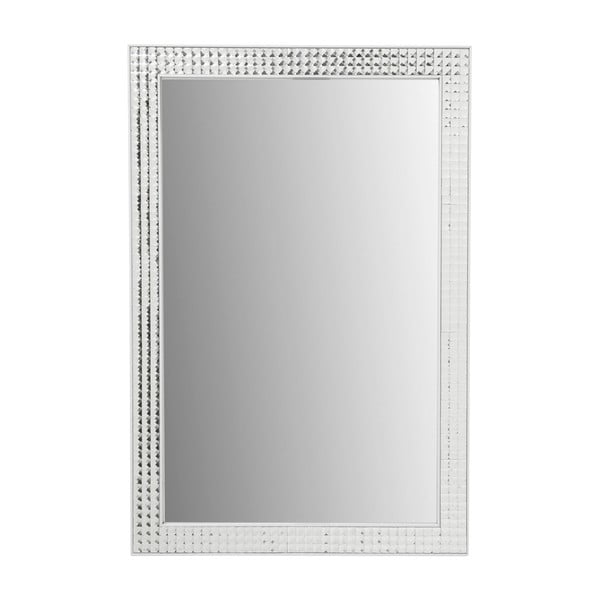 Sieninis veidrodis "Kare Design Crystals White", 80 x 60 cm