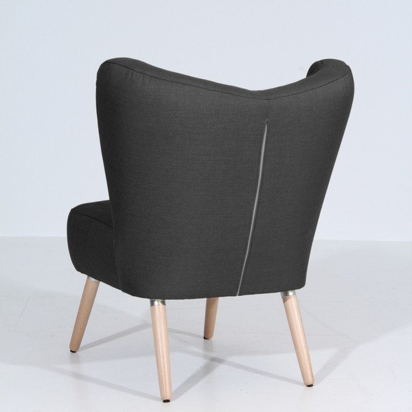 Juodas fotelis Max Winzer Sari-image-4