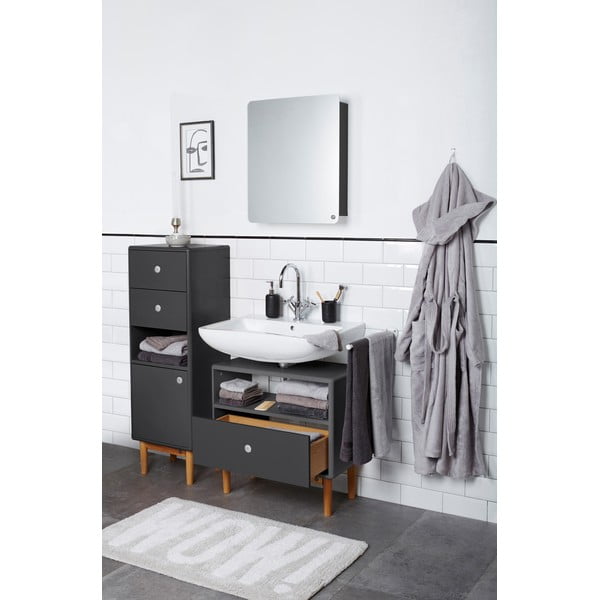 Aukšta/pakabinama vonios daiktadėžė antracito spalvos 40x100 cm Color Bath – Tom Tailor-image-4