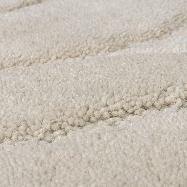 Rankų darbo iš vilnos kilimas kreminės spalvos 120x170 cm Mesmerise Natural – Flair Rugs-image-2