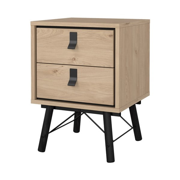 Naktinis staliukas natūralios spalvos iš ąžuolo Ry – Tvilum-image-3