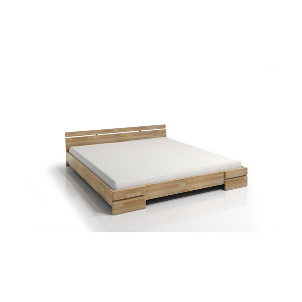 Dvigulė lova iš buko medienos SKANDICA Sparta, 180 x 200 cm-image-2