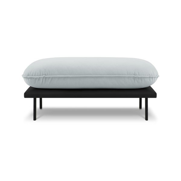 Iš velveto pufas šviesiai pilkos spalvos Auguste – Interieurs 86-image-2