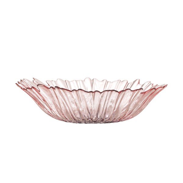 Šviesiai rožinės spalvos iš stiklo  dubuo ø 31 cm Mariko – Bloomingville