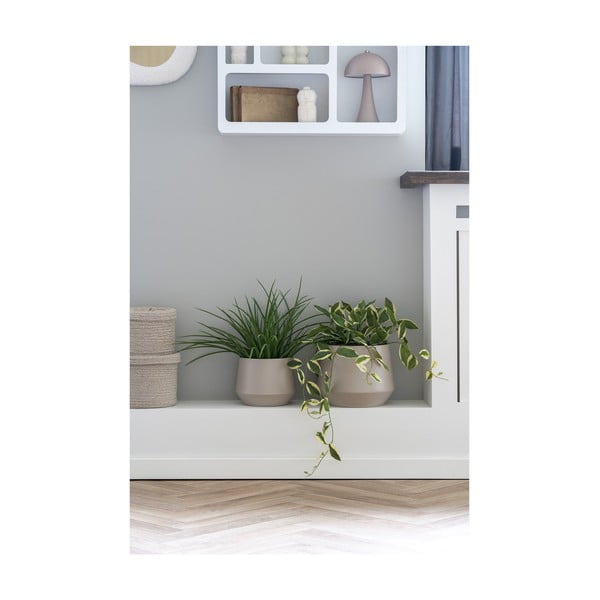 Iš metalo gėlių vazonų dangteliai 2 vnt. ø 25 cm Trofa – House Nordic-image-1