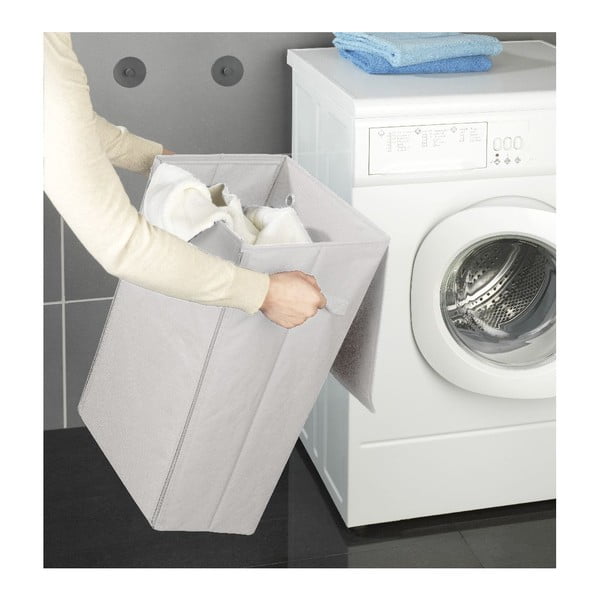 "Wenko Turbo-Loc" pakabinamas skalbinių krepšys, smėlio spalvos, 30 l-image-2