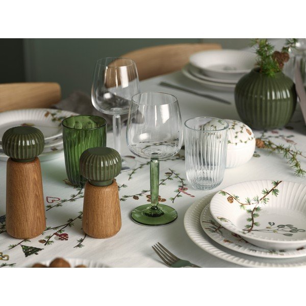 Žalios spalvos/natūralios spalvos iš medžio masyvo druskos ir pipirų malūnėlis Hammershøi – Kähler Design-image-1