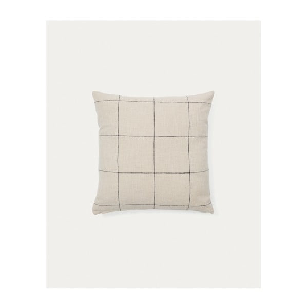 Iš lino mišinio dekoratyvinis pagalvės užvalkalas 45x45 cm Ayame – Kave Home-image-3