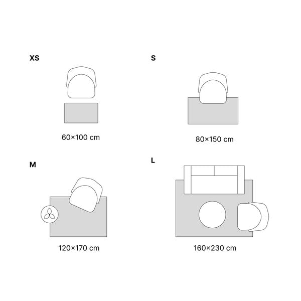 Pilkas lauko kilimas Universal Sigrid, 77 x 150 cm-image-4