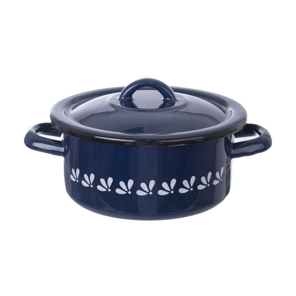 Orion mėlynas emaliuotas dangtelis, ⌀ 18 cm-image-2