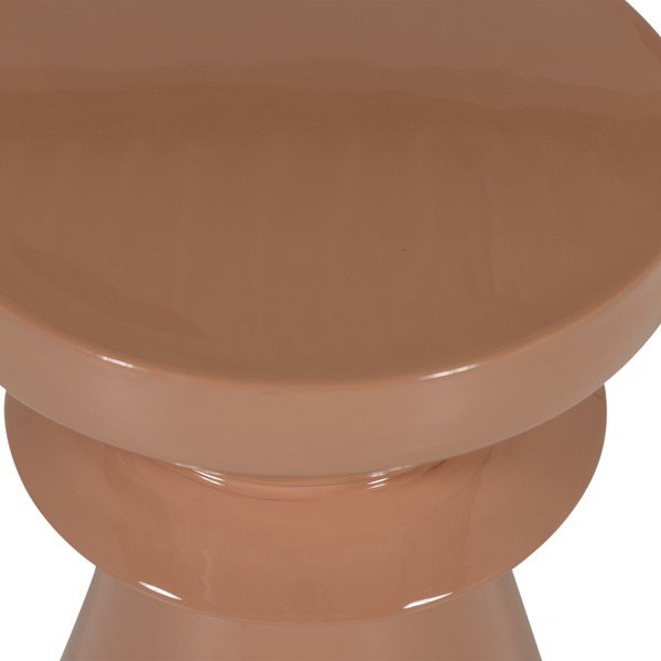 Šoninis stalas iš metalo ø 30 cm Fedde – WOOOD-image-3