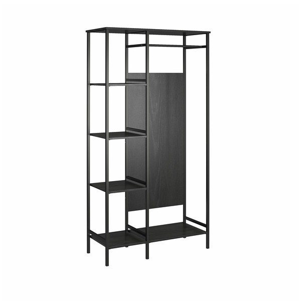 Juoda ąžuolinė spinta 95x180 cm Modine - Støraa-image-2