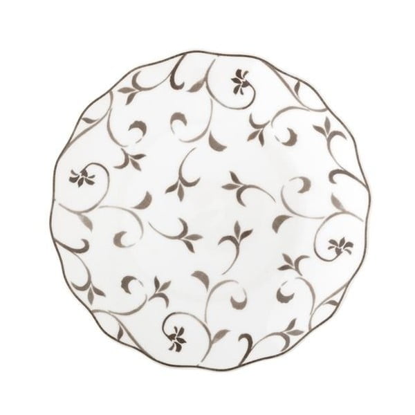 Kaulinio porceliano lėkštė Brandani Ricciolo Di Dama, ⌀ 21 cm