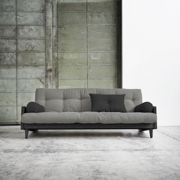Sofa-lova "Karup Indie" juoda/ granito pilka/tamsiai pilka-image-1