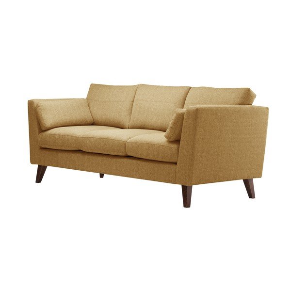 Geltonos spalvos sofa Jalouse Maison Elisa, 207 cm-image-2