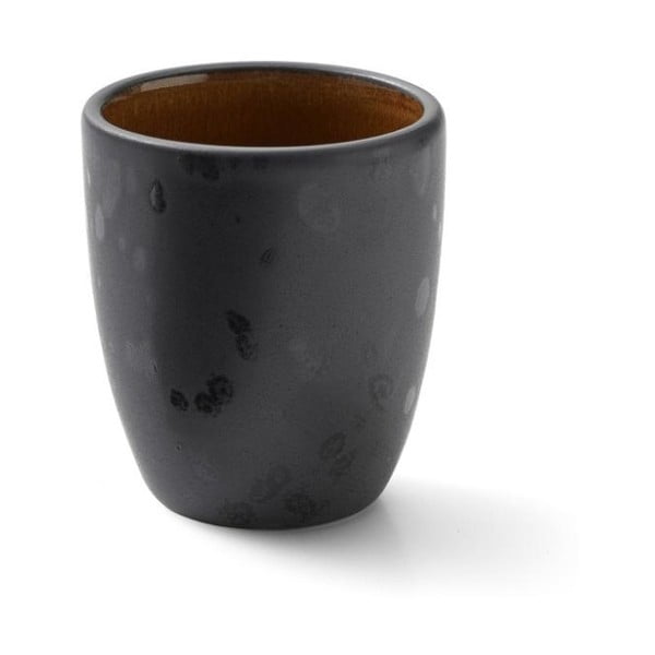 Juodos spalvos iš keramikos puodeliai 6 vnt. espreso 100 ml Gastro Black/Mix – Bitz-image-2
