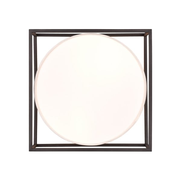 Lubinis šviestuvas matinės juodos spalvos/smėlio spalvos 30x30 cm Ross – Trio-image-3