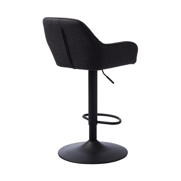 Reguliuojamo aukščio baro taburetė tamsiai pilkos spalvos Nolan – Unique Furniture-image-3