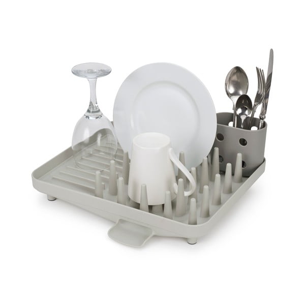 Iš plastiko kiaurasamtis šviesiai pilkos spalvos 33,5x31,5 cm Duo – Joseph Joseph-image-2