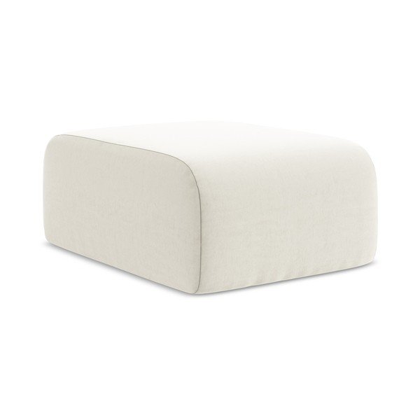 Smėlio spalvos taburetė iš velveto Lani – Makamii