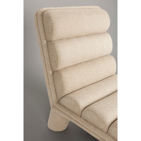 Smėlio spalvos iš boucle krėslas Fern – Dutchbone-image-1