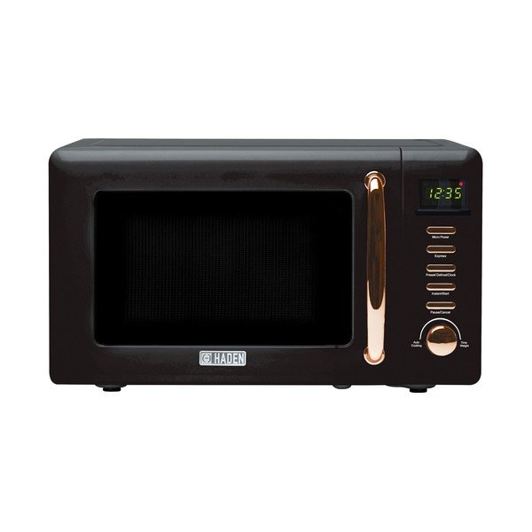 Juodos spalvos mikrobangų krosnelė Black & Copper – Haden